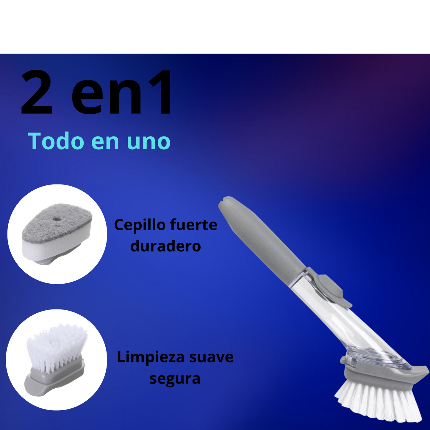 cepillo de limpieza 2 en 1